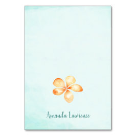 Numeração De Mesa Plumeria Island Personalizada Plumeria Place Cards