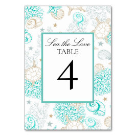 Numeração De Mesa Praia de Casamento à Beira-Mar Flat