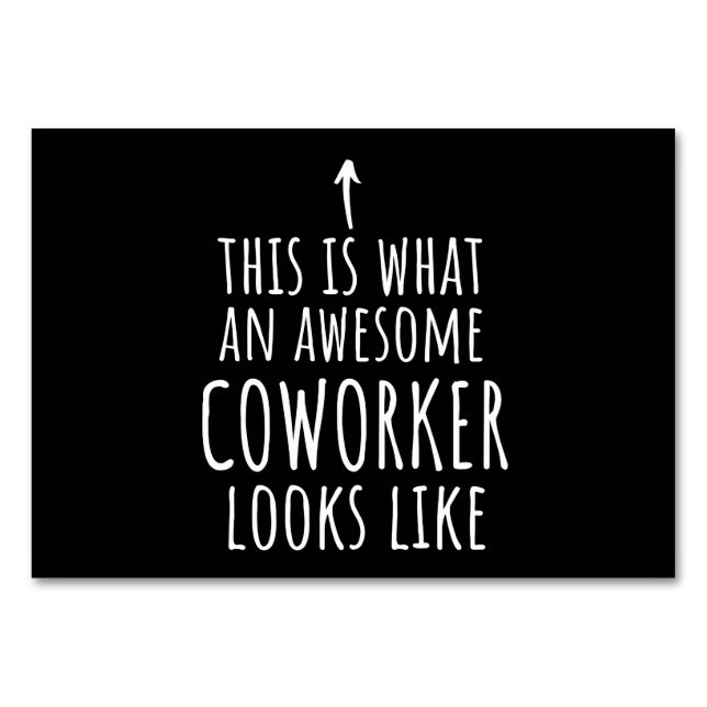 Numeração De Mesa Presente de Colega de Trabalho, Mug de Colega de T (Frente)