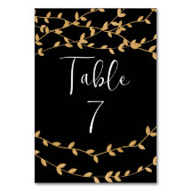 Preto Elegante e Branco com Casamento de Folhas Do