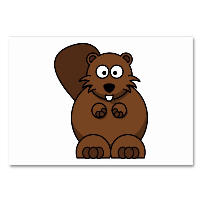 Numeração De Mesa Protetor de Cartoons (Verso)