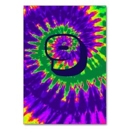 Numeração De Mesa Púrpura e verde, Mesa de casamento de colchetes es