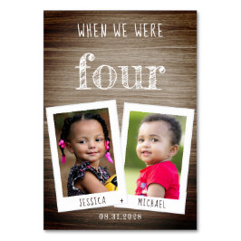 Numeração De Mesa Quando Éramos Crianças Idade Fotos e Nomes Casamen