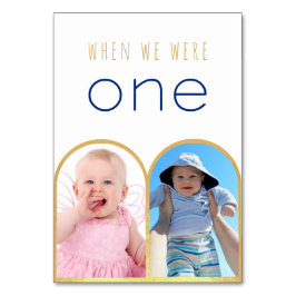 Numeração De Mesa Quando Éramos Um Foto Arco Dourado Casamento Moder