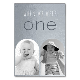 Numeração De Mesa Quando Éramos Um Preto Branco Fotos Silver Arch