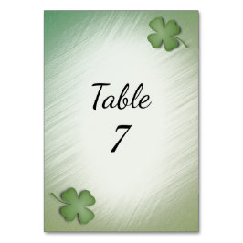 Numeração De Mesa Recém Casados Bandeira de Casamento Irlandesa