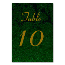 Recepção de casamento Dourada Hunter Green