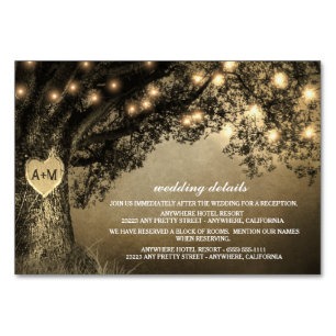 Numeração De Mesa Recepção Rústica De Carvalho Esculpido Vintage + C