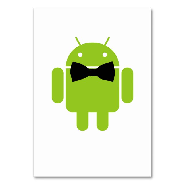 Numeração De Mesa Robô de Androide Verde Atyre Formal (Frente)