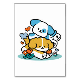 Numeração De Mesa Rolando Para Maio Como Pups Felizes - Cachorro Pri