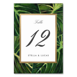 Numeração De Mesa Romance Tropical II