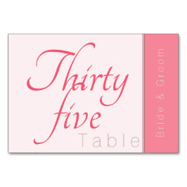 Numeração De Mesa Rosa Pink Forever Começa Casamento Elegante De Scr