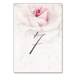 Numeração De Mesa Rosa Rosa Rosa-Rosa-Rosa-Vidraça Floral N.o 7 Casa