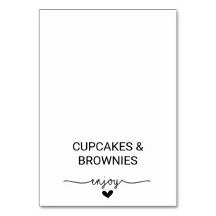 Numeração De Mesa Rótulos de Comida do Buffet Love Hearts