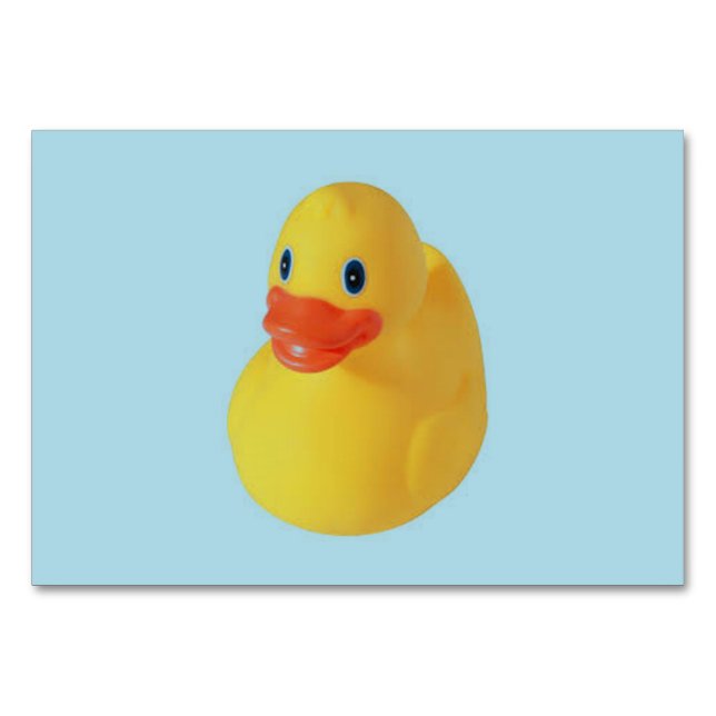 Numeração De Mesa Rubber Ducky (Frente)