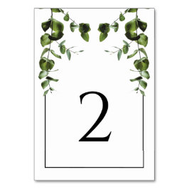 Numeração De Mesa Rustic Eucalyptus deixa casamento