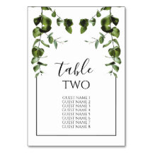 Rustic Eucalyptus Deixa Nomes De Convidados De Cas