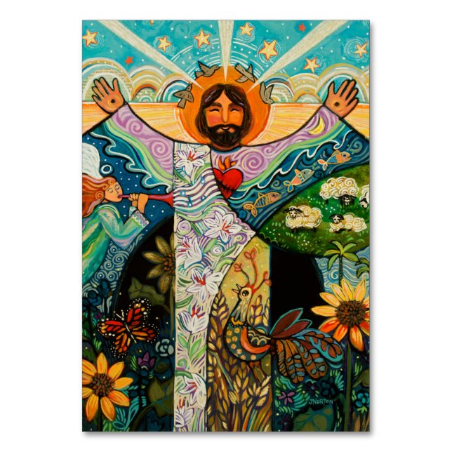 Numeração De Mesa Salm 148, Todas as criações convocadas para o cart (Frente)