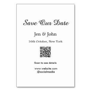 Numeração De Mesa Salve a data Leia o QR para detalhes nome data sit