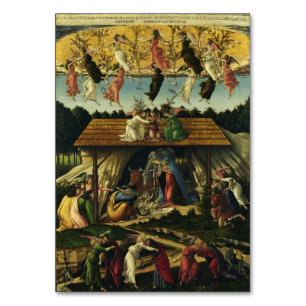 Numeração De Mesa Sandro Botticelli - O Nascimento Místico – Arte Er