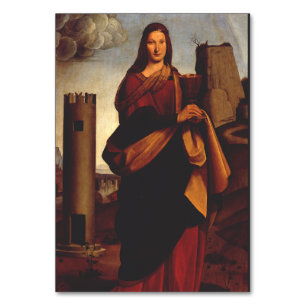 Numeração De Mesa Santa Bárbara por Giovanni Antonio Boltraffio