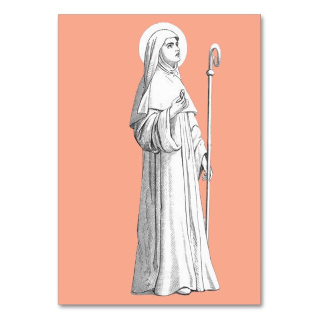 Numeração De Mesa Santa Catarina de Siena Virgem (Frente)