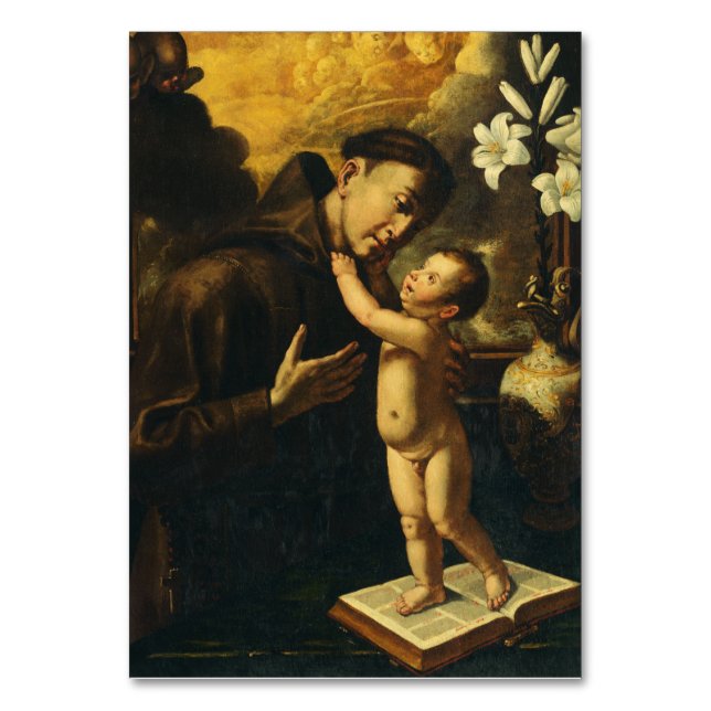 Numeração De Mesa Santo António de Lisboa com o Menino Jesus (Frente)