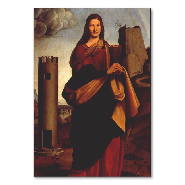 Numeração De Mesa Santo Barbara por Giovanni Antonio Boltraffio (Frente)