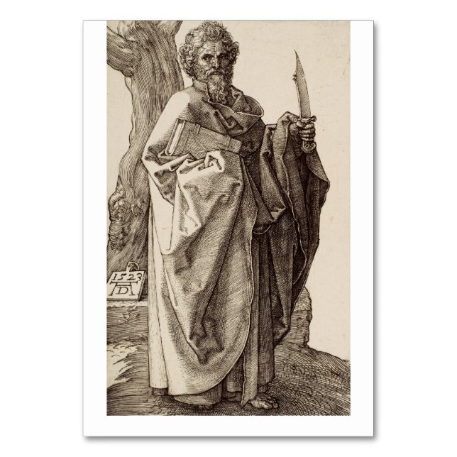 Numeração De Mesa Santo Bartolomeu o Apóstolo Belas Artes (Frente)