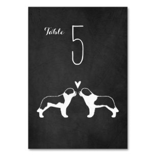 Numeração De Mesa Santo Bernard Silhouettes Número da Mesa de Casame