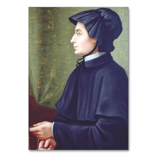 Numeração De Mesa Santo Elizabeth Ann Seton (Frente)