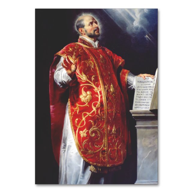 Numeração De Mesa Santo Inácio de Loyola (Frente)