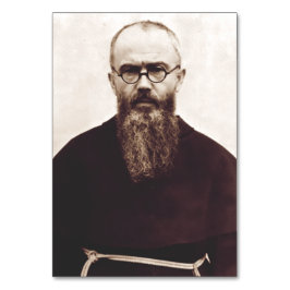 Numeração De Mesa Santo Maximilian Kolbe padre católico polonês