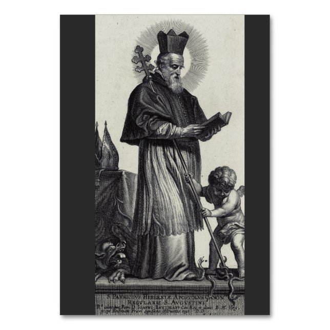 Numeração De Mesa Santo Patrick Bispo e Confessor (Frente)
