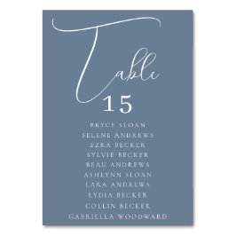 Numeração De Mesa Sessão de Script Elegante