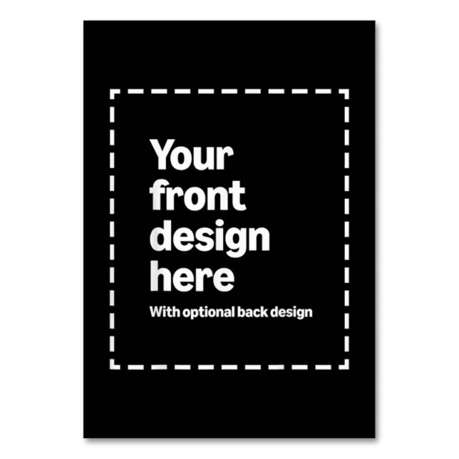 Numeração De Mesa Seu Design Aqui (Verso)