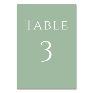 Numeração De Mesa Simples - Símbolo de Recepção de casamento do Euca