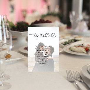 Numeração De Mesa Sinal de Casamento de Nomes de Gráficos de Sessão