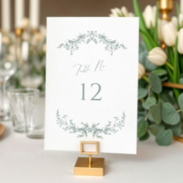 Numeração De Mesa Sinal de Número de Mesa de Casamento Cottage em Ve