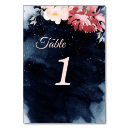 Numeração De Mesa Sinal de Números de Tabela de Casamento Floral de