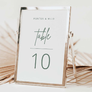 Numeração De Mesa Sinal de Recepção de casamento do Número de Tabela