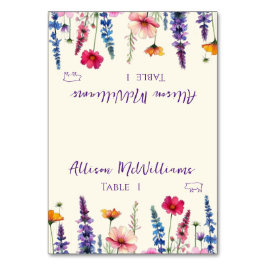 Numeração De Mesa Sinfonia de Cards-Wildflower-