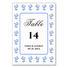 Numeração De Mesa Sininhos