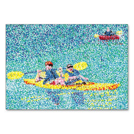 Numeração De Mesa Sitting Kayaking Leading Flashcards para Adultos