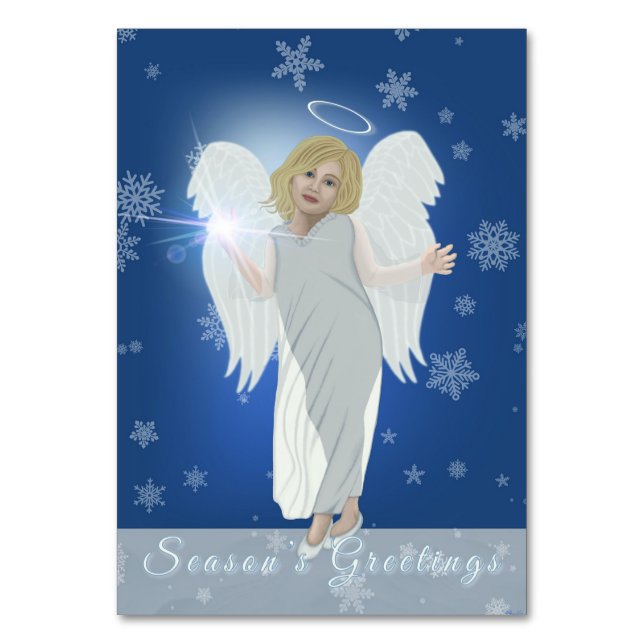 Numeração De Mesa Snow Angel (Frente)