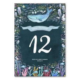 Numeração De Mesa Sob a Parte Temida do Oceano Marítimo