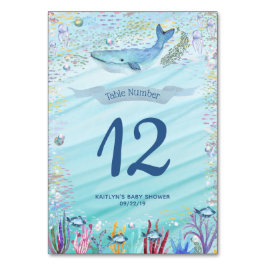 Numeração De Mesa Sob a Parte Temida do Oceano Marítimo