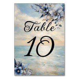 Numeração De Mesa Soldado e Casamento Floral Elegante