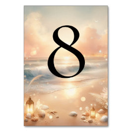 Numeração De Mesa Sonhos Sparkle e Sunset