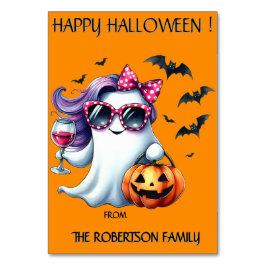 Numeração De Mesa Spooky Girly Ghost Halloween